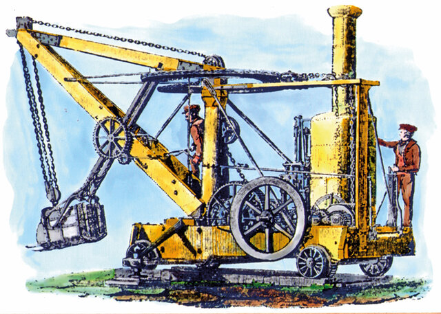 Wiliam Austin Burt invents the Steam Shovel