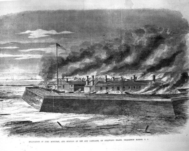 Evacuation of Fort Moultrie