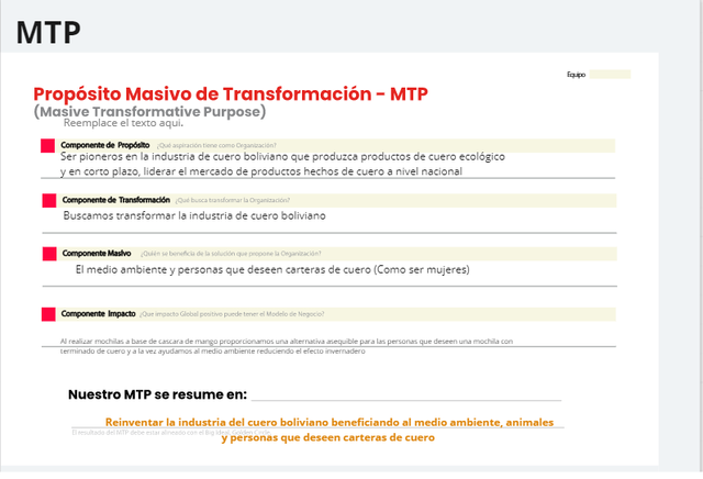 Massive Transformative Purpose - MTP