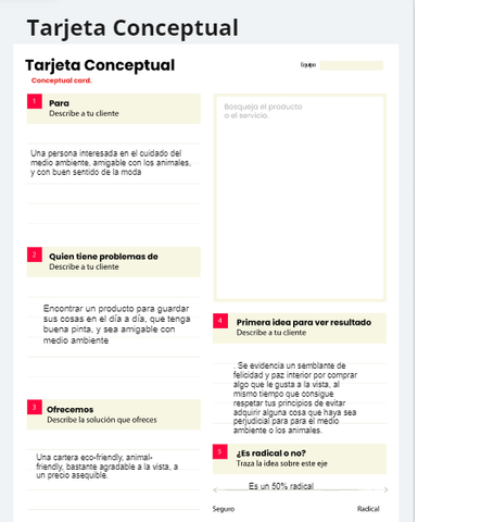 Tarjeta Conceptual