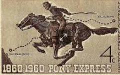 The Pony Express Begins