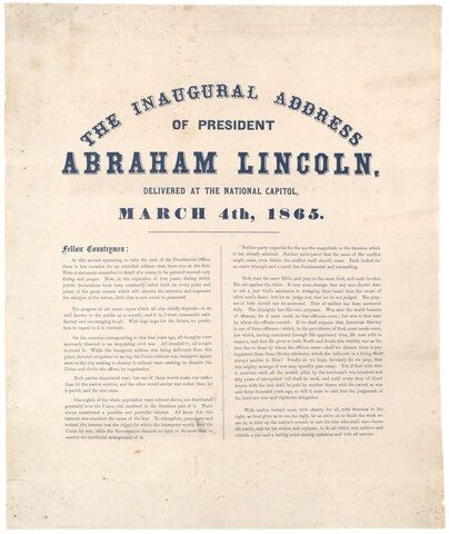 Lincoln's Inauguration
