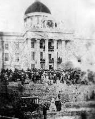 Jefferson Davis is inagurated