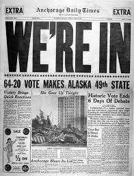Alaska Officially Becoming a State