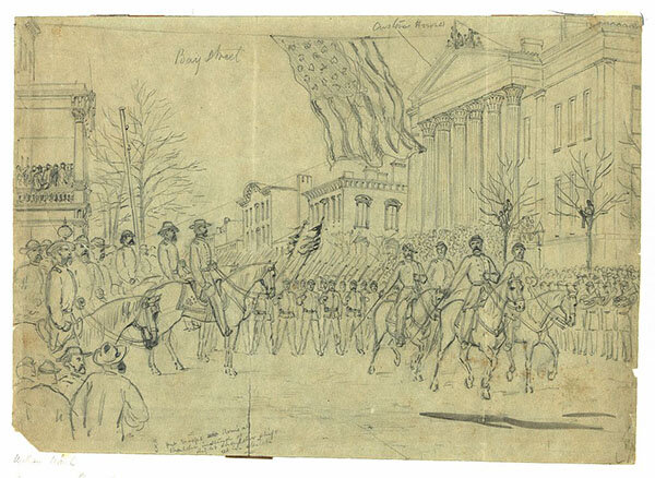 Sherman Arrives at Sea