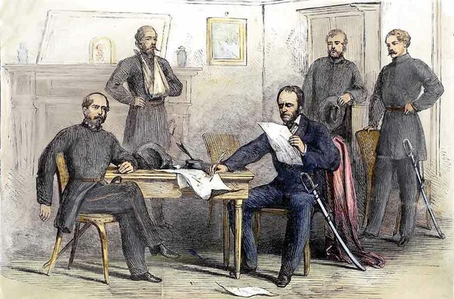 Sherman accepts surrender in NC