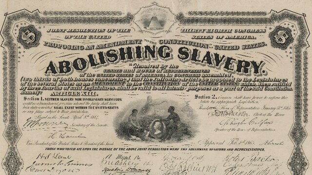 13th amendment