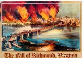 Jefferson Davis Flees Richmond