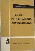 LEY DE PROCEDIMIENTO ADMINISTRATIVO
