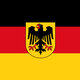Flag detail germany crest