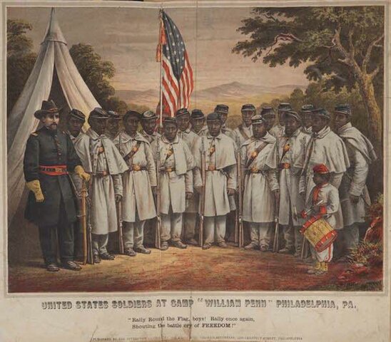 Union Troops Move Through Columbia