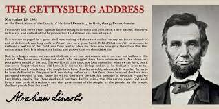 The Gettysburg Adress