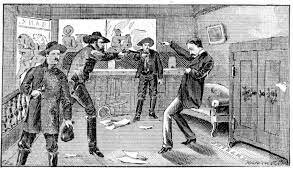 Jesse James And His Gang Rob A Bank
