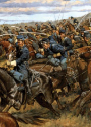 The battle of Sailors Creek,Virginia