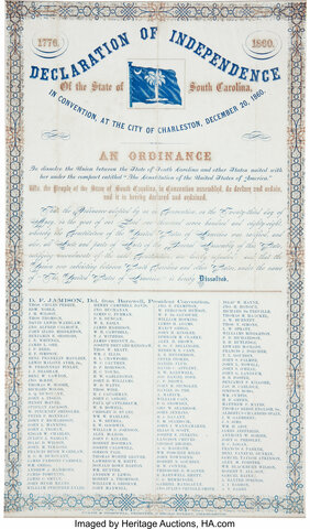 South Carolina Declaration