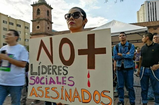 Muerte de Lideres Sociales