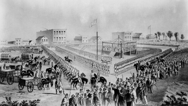 Lincoln Hangs Native Americans