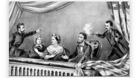 President Abraham Lincoln is assassinated