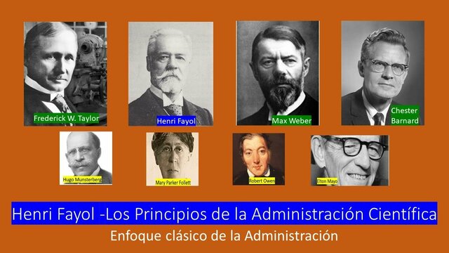 Principales precursores de la Administración