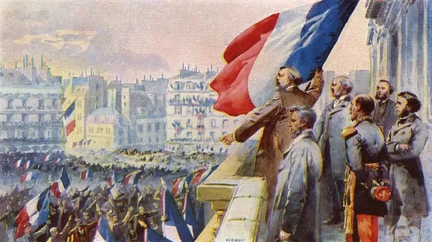 Proclamation de la Troisième République par Gambetta
