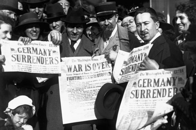 Armistice ending WW I