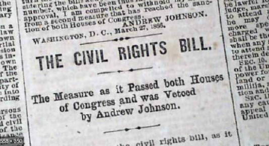 Civil Rights Act of 1866