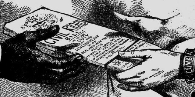 Congress Rejects Andrew Johnson's Veto