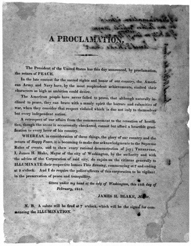 Andrew Johnson Ends the Insurrection