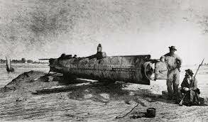 First Submarine Attack of the Civil War
