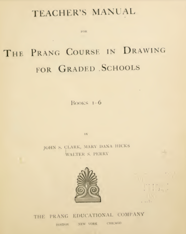 Prang art teacher's manual is written