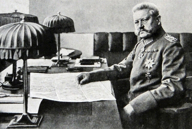 Election of President von Hindenburg