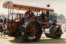 The steam tractor