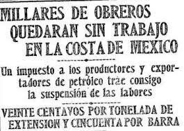 Primer Gravamen Sobre Producción de Petróleo Crudo