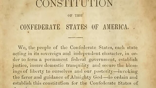 Constitution of the Confederate States Adopted