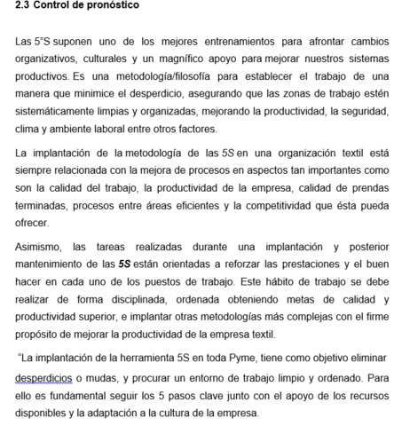 CONTROL DE PRONÓSTICO