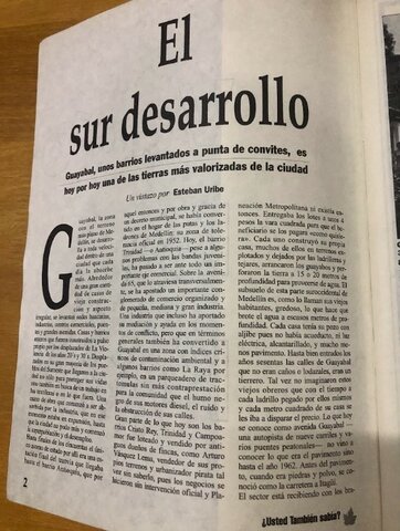 Medellín - aceleración de los asentamientos en la zona suroccidental de la ciudad