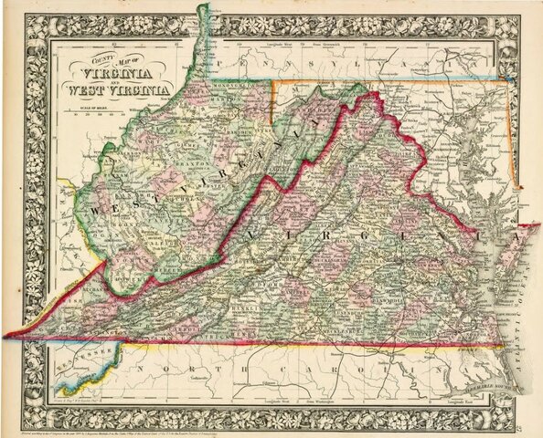 West Virginia joins the Union