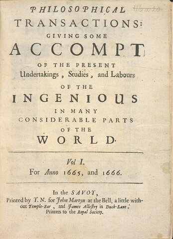 La primera  revista científica de revisión paritaria