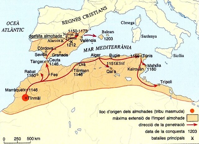 ELS ALMOHADES, DESPRÉS DE CONQUERIR MARRÀQUEIX