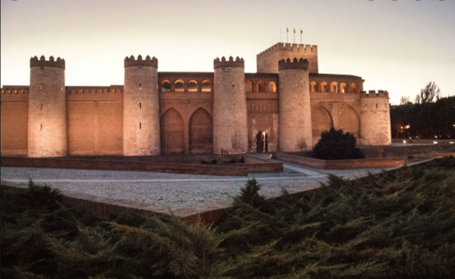 Construcció del palau de l'Aljaferia