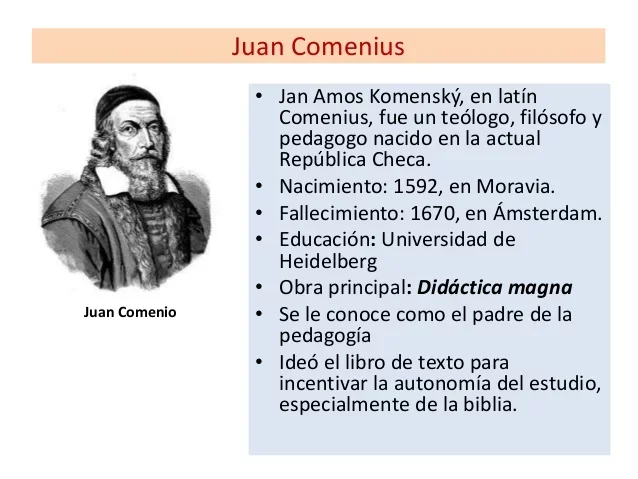Juan Amos Comenio SIGLO (XVIII)
