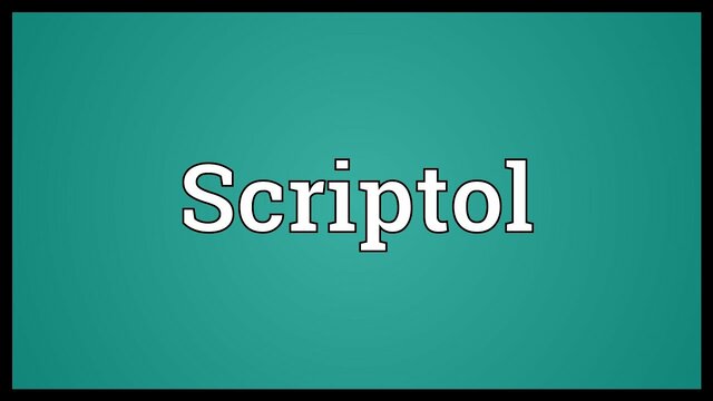 Scriptol
