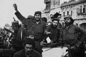 Fidel Castro enters Havana