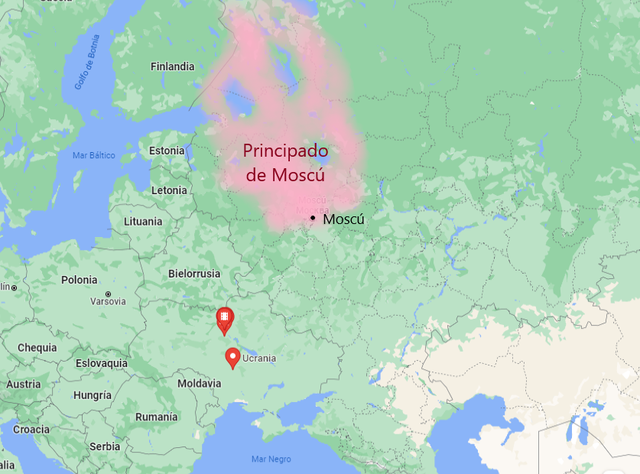 Creación del Principado de Moscú.