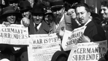 Armistice ending WW1