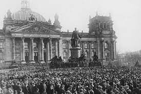 German Revolution of 1918 and Kaiser Wilhelm II resigns