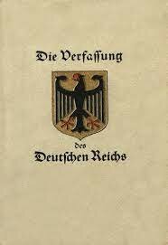 Formation of Weimar Republic/Constitution