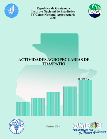CENSO NACIONAL AGROPECUARIO