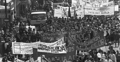 Protesta en contra de Televisa