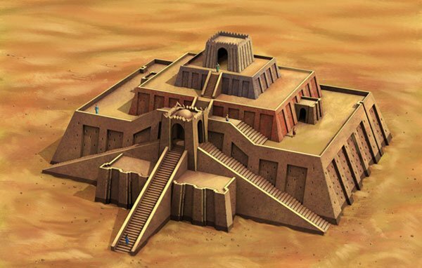 Mesopotamia invention of the ziggurat
